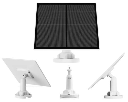 Napelemes telefon és kamera töltő 5W micro USB és USB-C csatlakozással