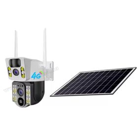   Napelemes 4G IP kamera, mobilnetes SIM kártyás kültéri biztonsági kamera