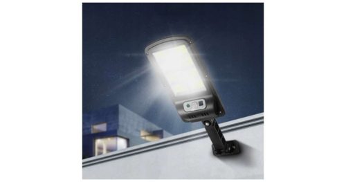 Napelemes udvari kerti COBLED lámpa mozgásérzékelővel, távirányítóval