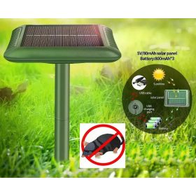   Napelemes vakondriasztó vibrációs és akusztikus riasztással