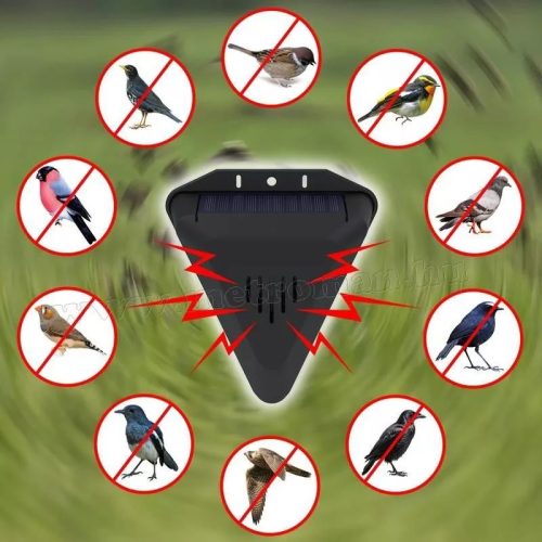 Napelemes madárriasztó, galamb seregély riasztó