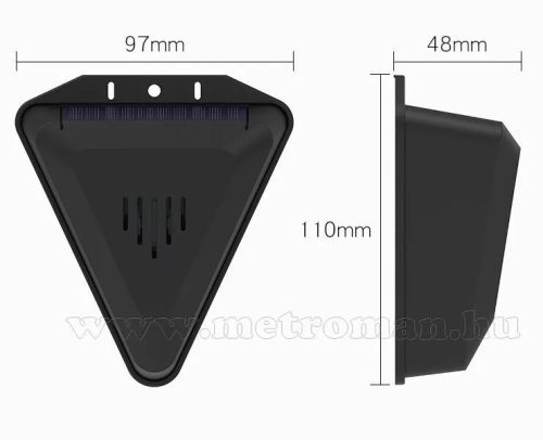 Napelemes madárriasztó, galamb seregély riasztó