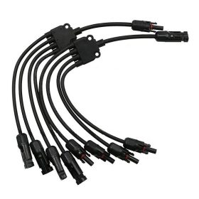   MC4 Y közösítő, elosztó adapter kábel szett napelemekhez MC4-Y4