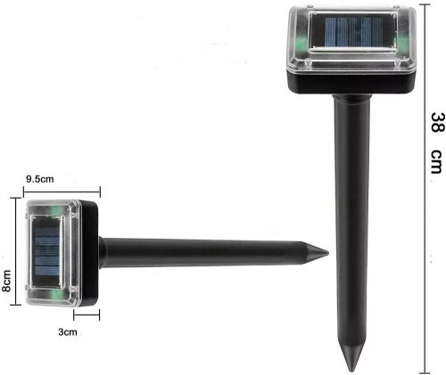 Napelemes vakondriasztó 2 db-os csomag