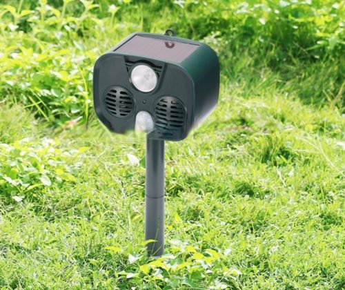 Ultrahangos napelemes Kutya Macska Nyest riasztó