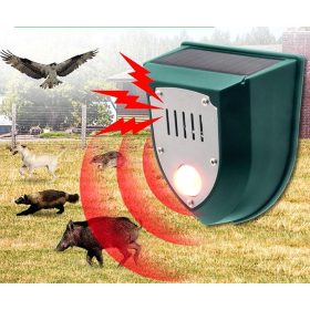 Napelemes ultrahangos kisállatriasztó