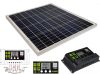 12V 60 Watt napelemes töltő szett töltésvezérlővel