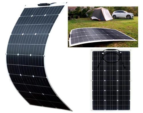 Flexibilis napelem, félig hajlékony napelem 100W