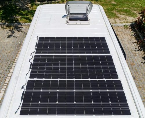 Flexibilis napelem, félig hajlékony napelem 100W