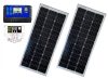 12V 2X100 Watt napelemes töltő szett töltésvezérlővel