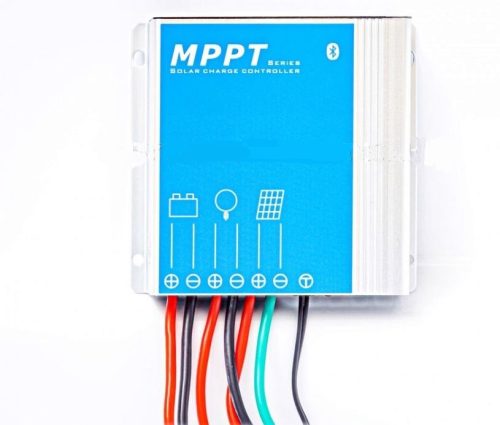 MPPT napelem töltésvezérlő Bluetooth MSOL-MPPT-10A-BT-IP67