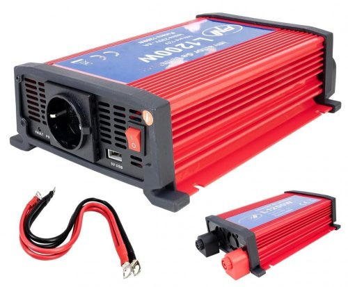 Feszültségátalakító|inverter|12/230V 1200 Watt PNI L1200W-12V USB