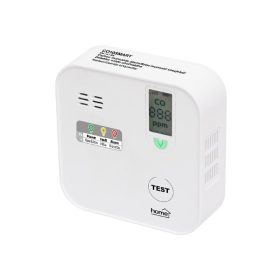   Szén-monoxid vészjelző, Tuya kompatibilis, Wi-Fi kapcsolat , LCD kijelző, elemes, 5 év elem élettartam, 10 év érzékelő élettartam