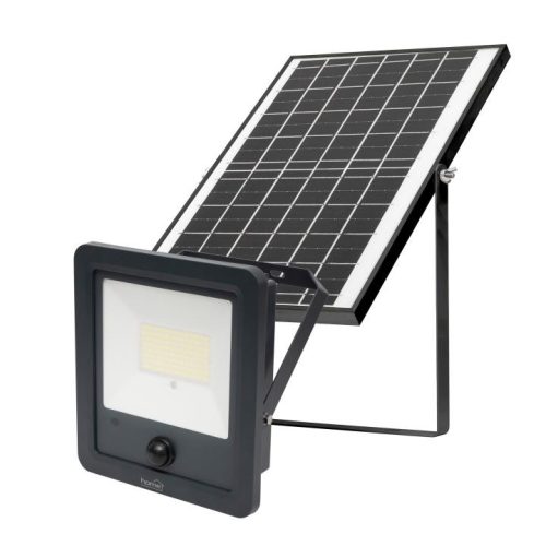 Napelemes Led Reflektor, mozgásérzékelővel és távirányítóval, 1800 lm, IP65