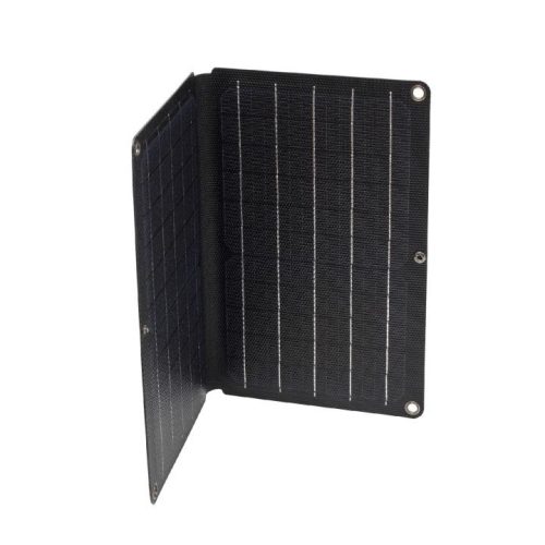 Hordozható napelemes USB töltő, összecsukható, 10Watt