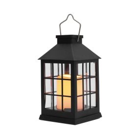 Napelemes Lámpás, melegfehér, lángeffekttel