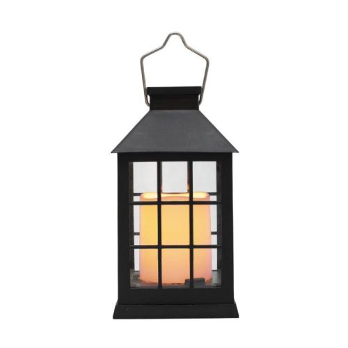 Napelemes Lámpás, melegfehér, lángeffekttel