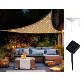 Napvitorla napelemes LED világítással