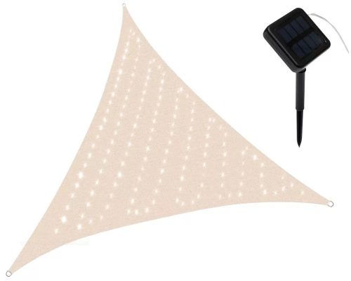 Napvitorla napelemes LED világítással