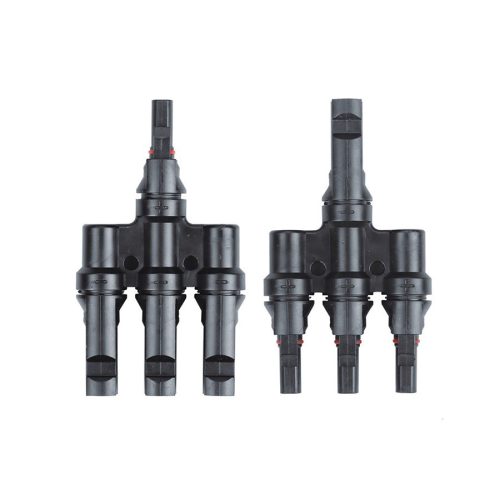 MC4 adapter, szolár panel közösítő x3, 1PÁR