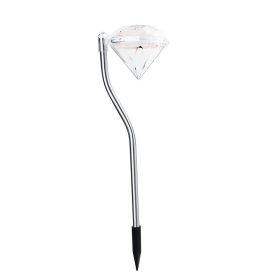   Diamond LED napelemes kerti lámpa (Diamond LED napelemes kerti lámpa (választható szín)