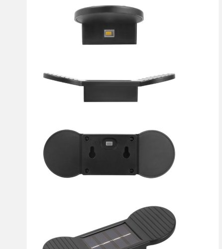 Napelemes fali lámpa (Melegfehér)