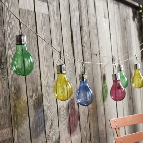 Napelemes LED izzó (Választható színekben) 