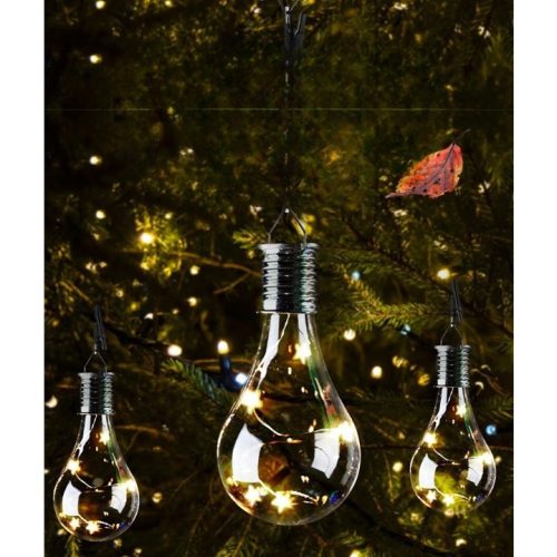 Napelemes LED izzó (Választható színekben) 