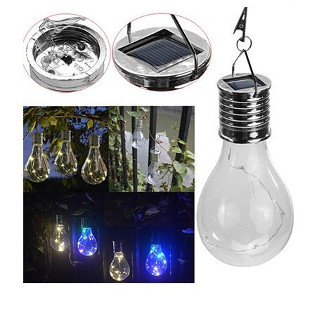 Napelemes LED izzó (Választható színekben) 