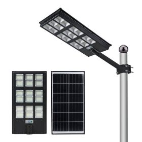   Napelemes utcai SMD LED lámpa mozgásérzékelővel, távirányítóval, 500W