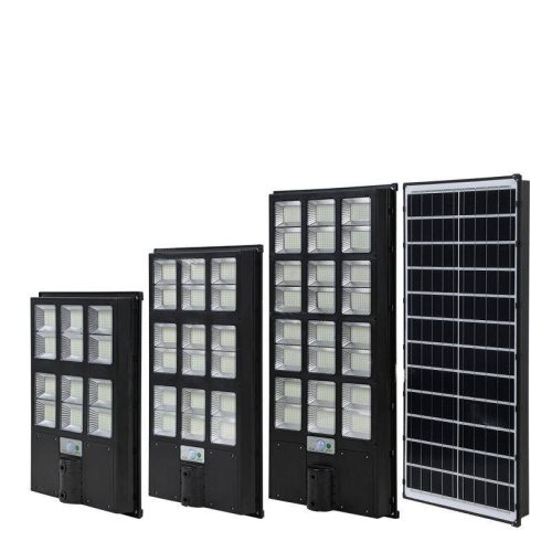 Napelemes utcai SMD LED lámpa mozgásérzékelővel, távirányítóval, 500W