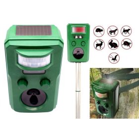 Ultrahangos, napelemes Multi Frekvenciás kisállat riasztó