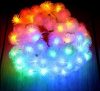Zúzmara napelemes fényfüzér 5m- 20LED- Választható színekben - Színes