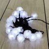 Zúzmara napelemes fényfüzér 5m- 20LED- Választható színekben - Színes