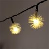 Zúzmara napelemes fényfüzér - meleg fehér- több méretben - 9,5 méter- 50 LED