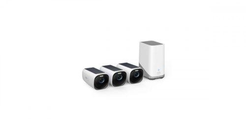 ANKER EUFYCAM3 Biztonsági Kamera Rendszer (3+1) 4K, Beépített Napelem, Arcfelismerés, WiFi-s, vízálló, kültéri